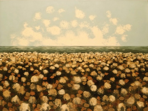 Cotton by the Sea #2
Mixed media
72x96